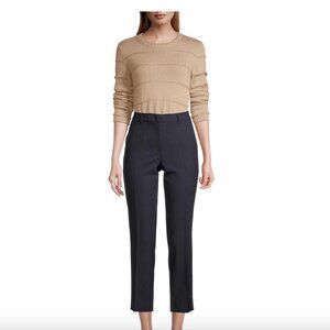 NWOT Max Mara Weekend High Waist Straight Leg Pant Black Size S